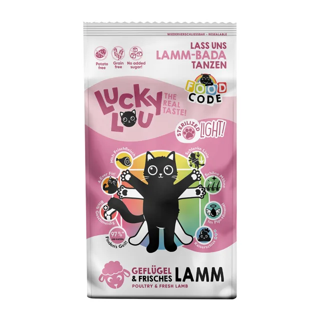 Lucky Lou Light drůbeží a jehněčí - 1,7 kg