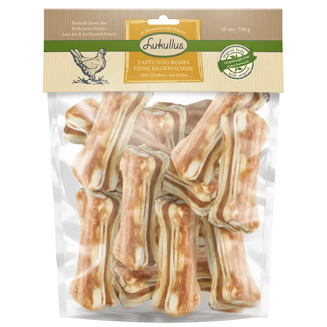 Lukullus Bigpacks žvýkací kost 750 g - kuřecí 10 cm
