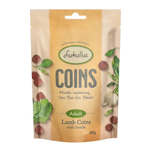 Lukullus Coins s jehněčím - výhodné balení: 3 x 80 g