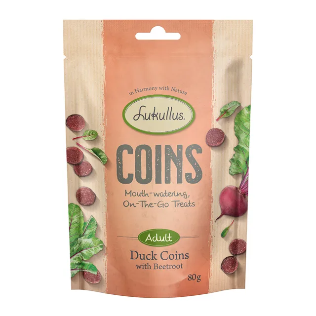 Lukullus Coins s kachnou - výhodné balení: 3 x 80 g