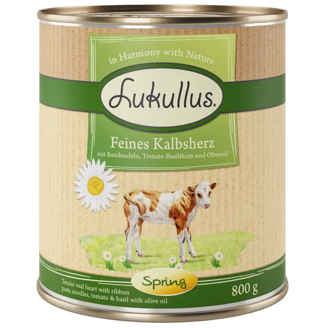 Lukullus Jarní menu: Jemné telecí srdce - 6 x 400 g
