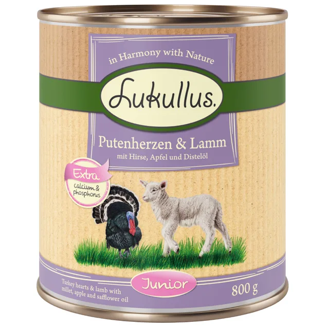Lukullus konzervy, 24 x 800 g - 250 Kč SLEVA - hovězí & krůta