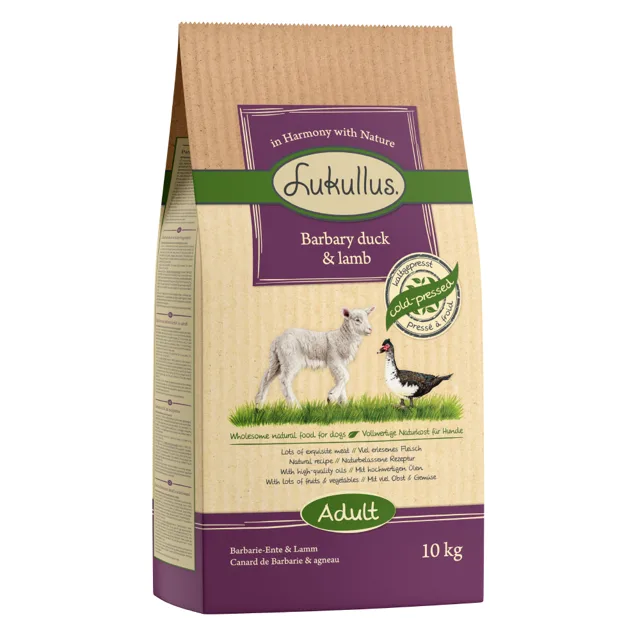 Lukullus lisované za studena kachní a jehněčí - 1,5 kg