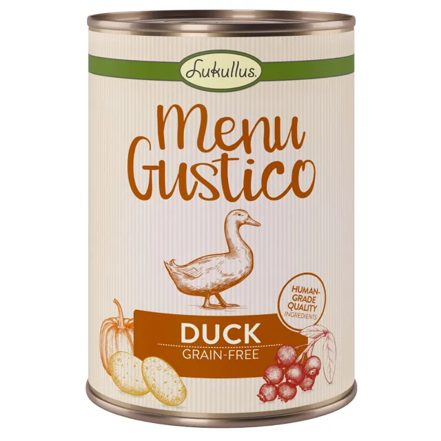 Lukullus Menu Gustico - kachna s mrkví, brusinkami a rozmarýnem - 6 x 400 g