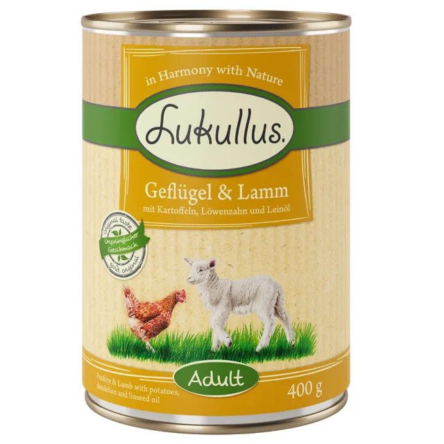 Lukullus Naturkost bez obilovin zkušební balení - 6 x 400 g