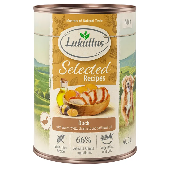 Lukullus Selected Recipes: jemné kachní srdce - výhodné balení: 24 ks (24 x 800 g)