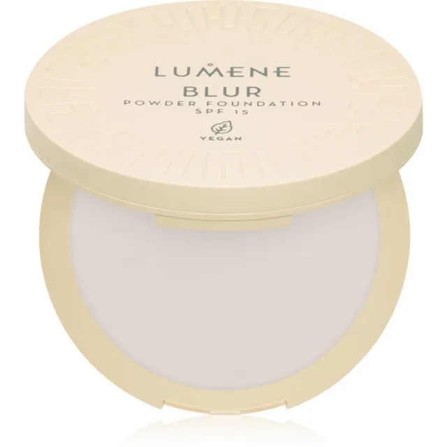 Lumene Blur kompaktní pudr a make-up 2 v 1 SPF 15 odstín No. 0 10 g