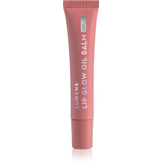Lumene Lip Glow Oil Balm tónovací olej na rty SPF 30 odstín 1 Fudge 10 ml