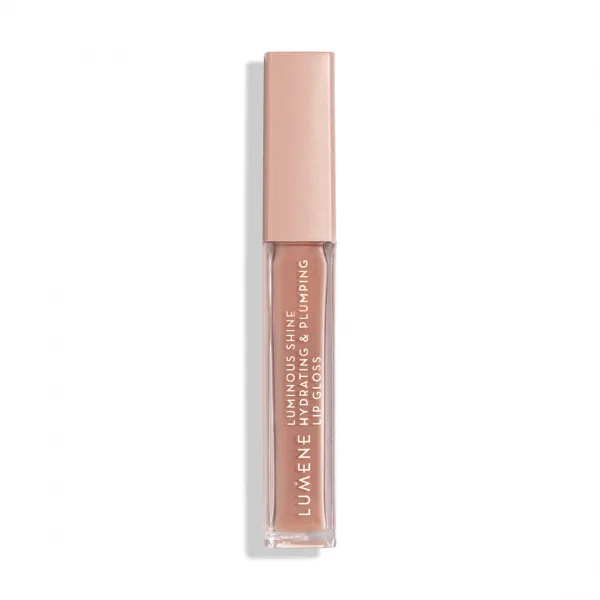Lumene Luminous Shine Hydrating & Plumping Lip Gloss lesk na rty - 1 Pale Honey 5 ml