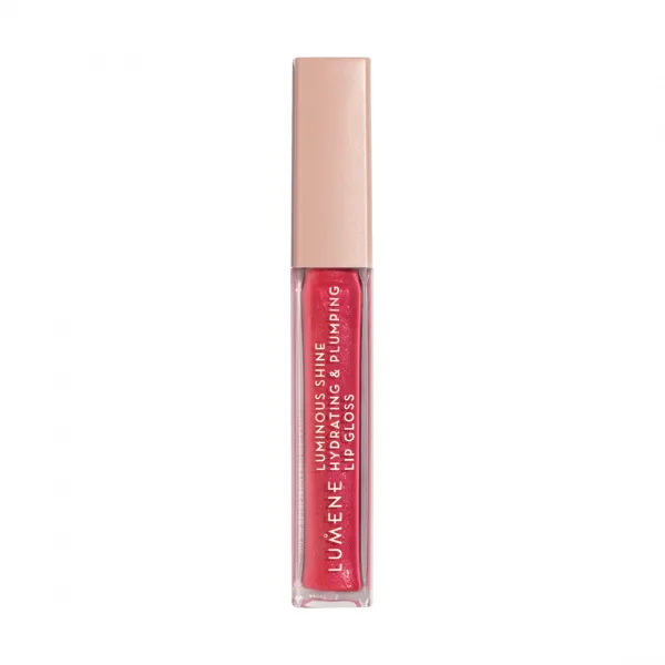 Lumene Luminous Shine Hydrating & Plumping Lip Gloss lesk na rty - 5 Bright Rose 5 ml