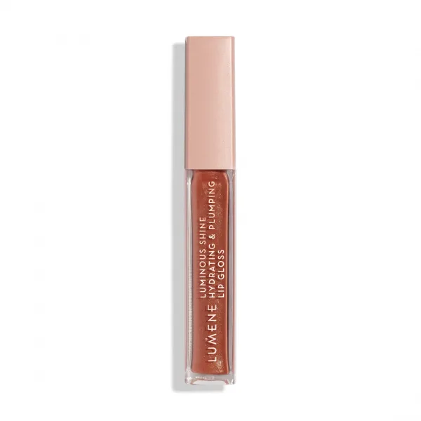 Lumene Luminous Shine Hydrating & Plumping Lip Gloss lesk na rty - 8 Sunset Glow 5 ml