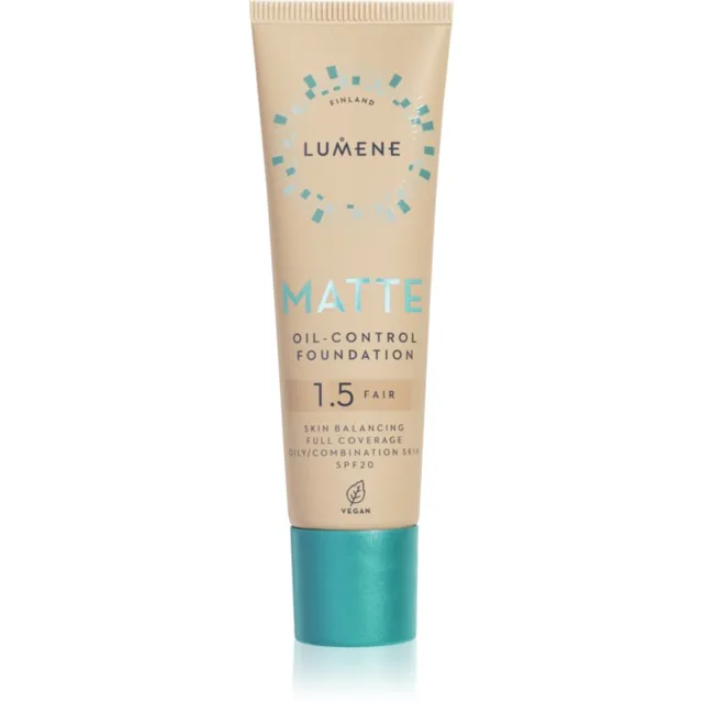 Lumene Matte Oil-Control matující make-up SPF 20 odstín 1,5 Fair Beige / Fair 30 ml
