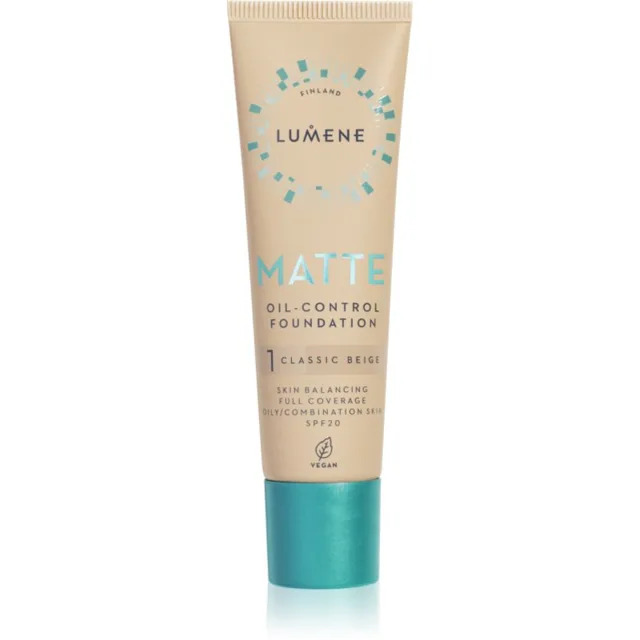 Lumene Matte Oil-Control matující make-up SPF 20 odstín 1 Classic Beige 30 ml
