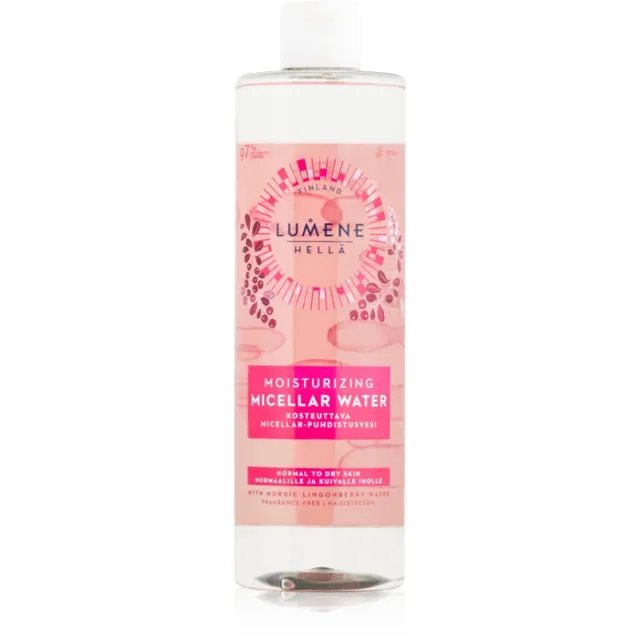 Lumene Moisturizing [HELLÄ] micelární voda pro normální až suchou pleť 400 ml