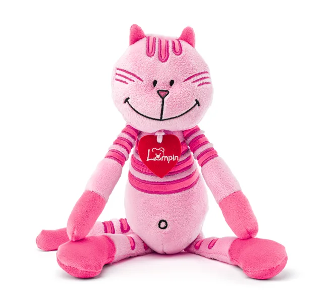 Lumpin Kočka  Rosalie, střední - růžová, 38cm
