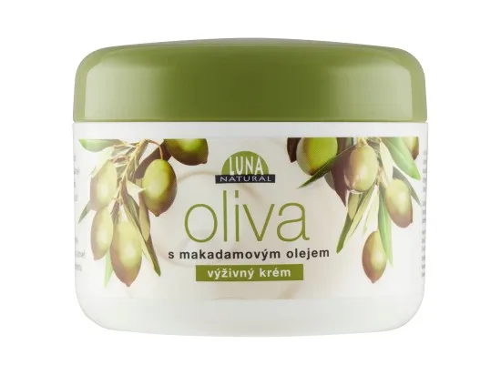 Luna Natural Oliva s makadamovým olejem výživný krém 300 ml