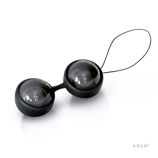 Luna Noir - Luxusní Venušiny Kuličky Lelo černá