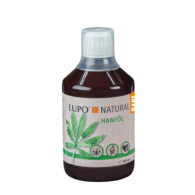 LUPO NATURAL BARF konopný olej - 500 ml