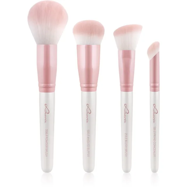 Luvia Cosmetics Flawless Face Set sada štětců s pouzdrem Candy