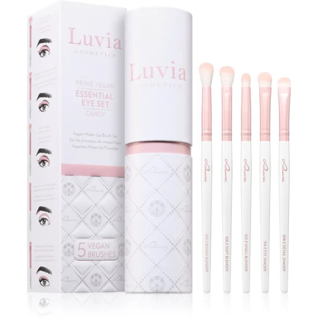 Luvia Cosmetics Prime Vegan Candy sada štětců na líčení očí