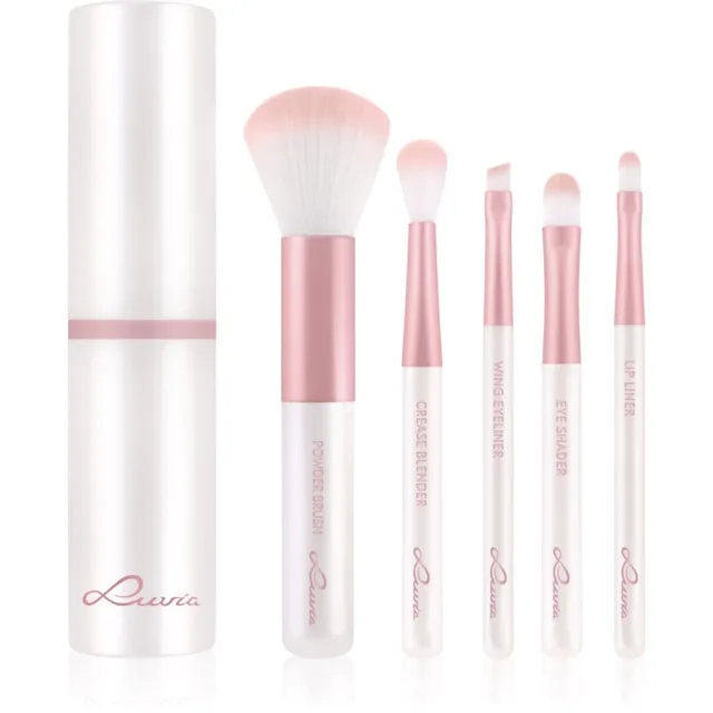 Luvia Cosmetics Travel Set sada štětců s pouzdrem na cesty Candy