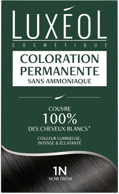 Luxéol LUXEOL COLORATION- Permanentní barva na vlasy 1N Ebony Black