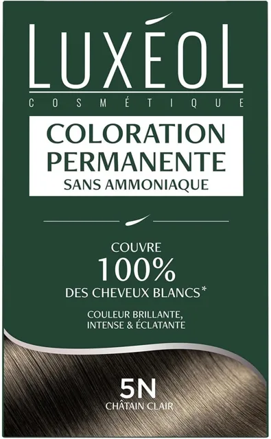 Luxéol LUXEOL COLORATION- Permanentní barva na vlasy  5N Svetlohnedá