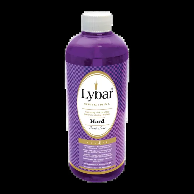 Lybar Lak na vlasy Hard náhradní náplň 500 ml