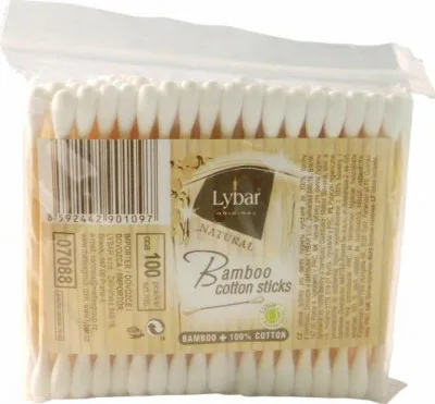 LYBAR Natural Bamboo vat.tyčinky sáček 100ks