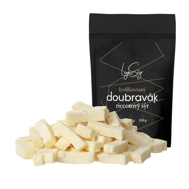 Lyopotraviny Lyofilizovaný DOUBRAVÁK - ricottový sýr, 250 g