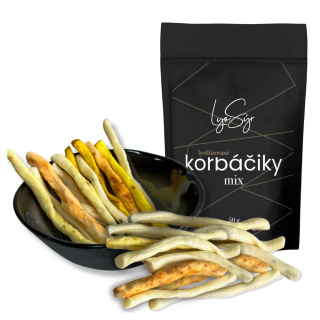 Lyopotraviny MiXniSi - Lyofilizované korbáčiky, 100 g, 3 druhy, 100 g