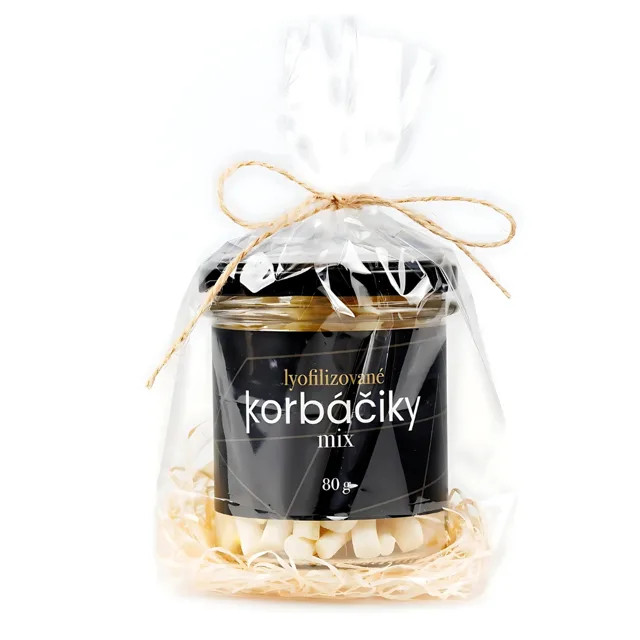 Lyopotraviny MiXniSi - Lyofilizované korbáčiky, 80 g, Dárkové balení
