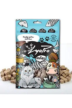 Lyopro Mňau Poch. Mrazem Sušené Hovězí Játra 50g