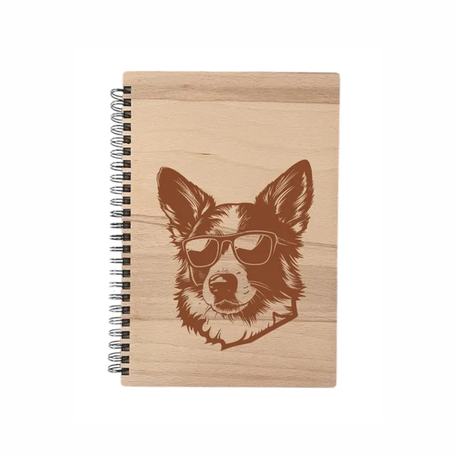 MA-NU Notýsek A5 brýle - bílý papír Corgi