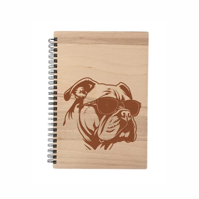 MA-NU Notýsek A5 brýle - linkovaný papír Bulldog