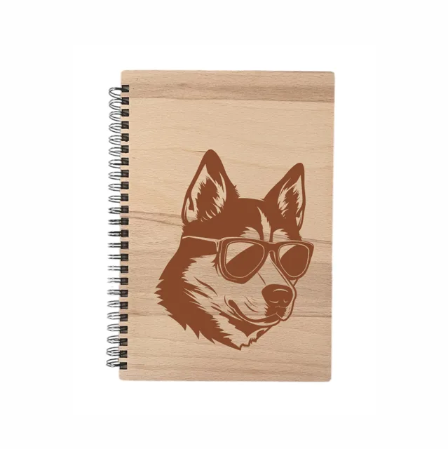 MA-NU Notýsek A5 brýle - linkovaný papír Husky