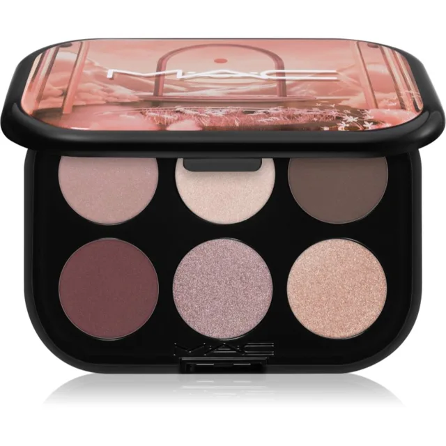 MAC Cosmetics Connect In Colour Eye Shadow Palette 6 shades paletka očních stínů odstín Embedded In Burgundy 6.25 g