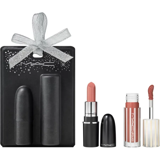 MAC Cosmetics Holiday Mini MAC Nude Lip Combo dárková sada