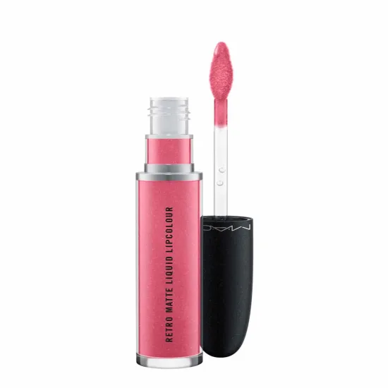 MAC Cosmetics Krémová rtěnka Retro Matte (Liquid Lip Colour) 5 ml Metallics Metallic Rose