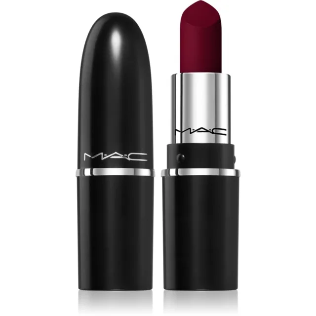 MAC Cosmetics MACximal Sleek Satin Lipstick Mini saténová rtěnka pro dokonalý vzhled odstín CENTRE OF ATTENTION 1.5 g