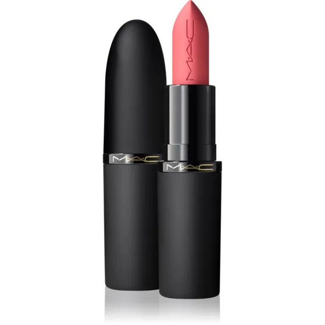 MAC Cosmetics Powder Kiss Hazy Matte matná rtěnka odstín Sultriness 3.5 g