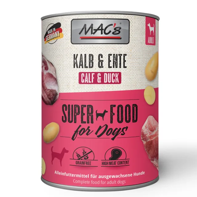 MAC's Adult 6 x 800 g - losos, hovězí a špenát