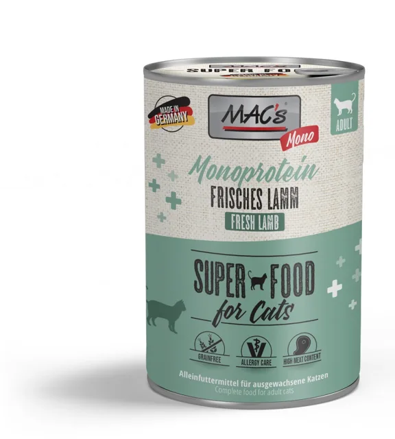 Mac´s Cat Konz. Monoprotein Sensitive Jehně - 400g