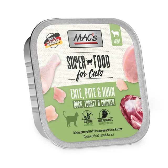 MAC's Cat vanička 16 x 100 g - kachna, krůtí a kuřecí