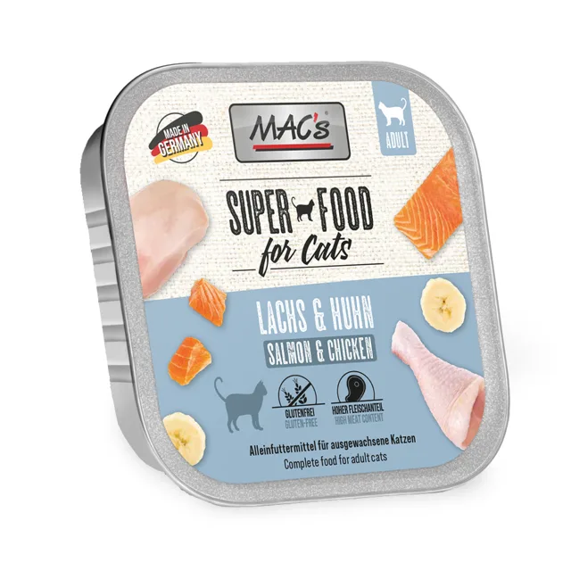MAC's Cat vanička 16 x 100 g - losos a kuřecí