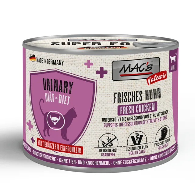 MAC's Cat Vetcare Urinary 6 x 200 g - kuřecí