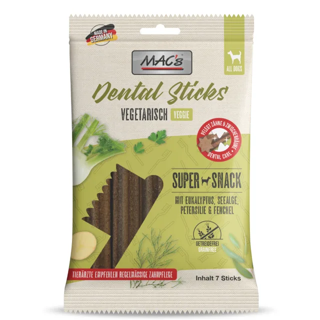 MAC's Dog Dental Sticks - vegetariánské