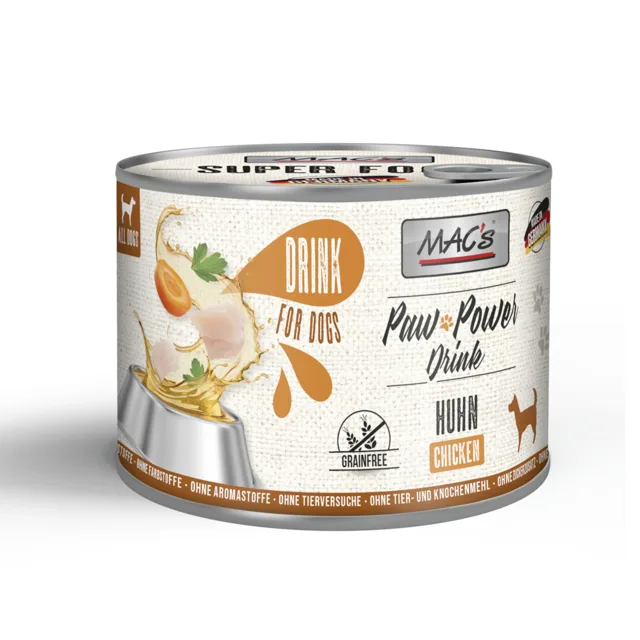 MAC's Dog Paw Power Drink 6 x 185 g - kuřecí