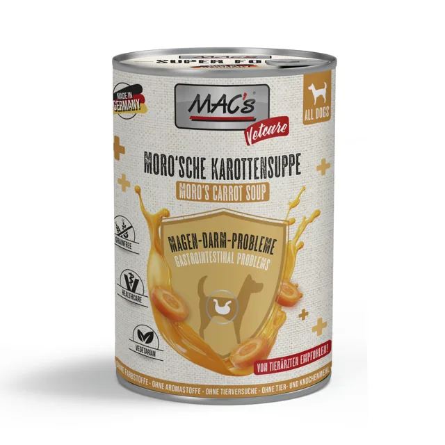 MAC's Dog Vetcare Moroova mrkvová polévka 6 x 375 g - mrkvová