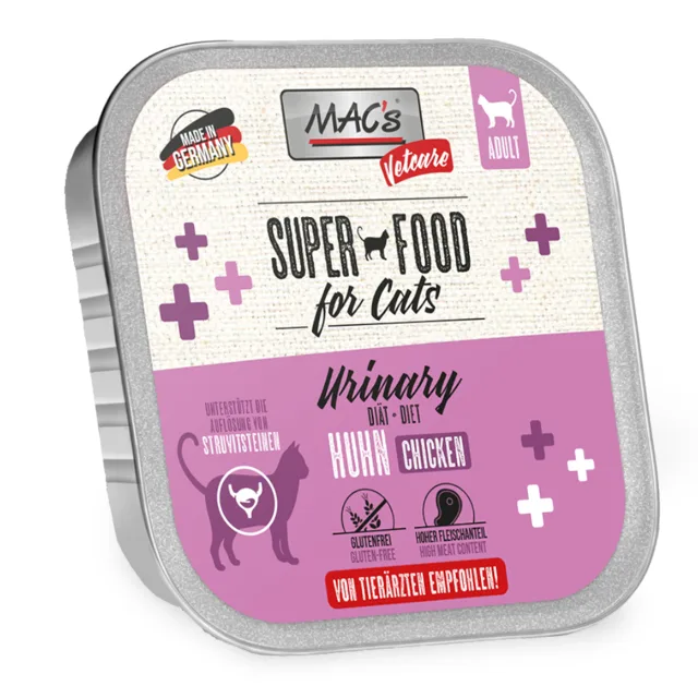 MAC's Vetcare Cat Urinary - kuřecí (16 x 100 g)